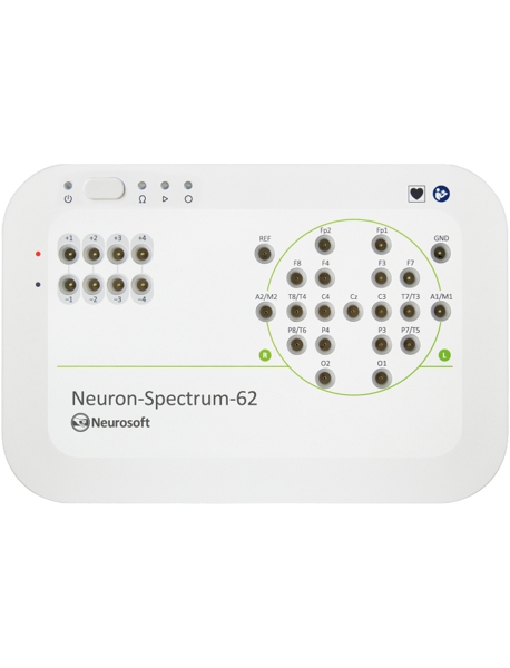 Sistema de EEG/CFM/BFB Digital de 19 Canales Neuron-Spectrum-62
